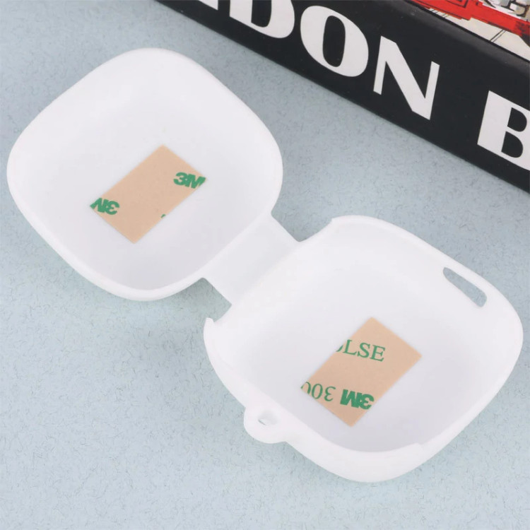 کاور سیلیکونی قلاب دار QCY Melobuds ANC HT05 رنگ مشکی