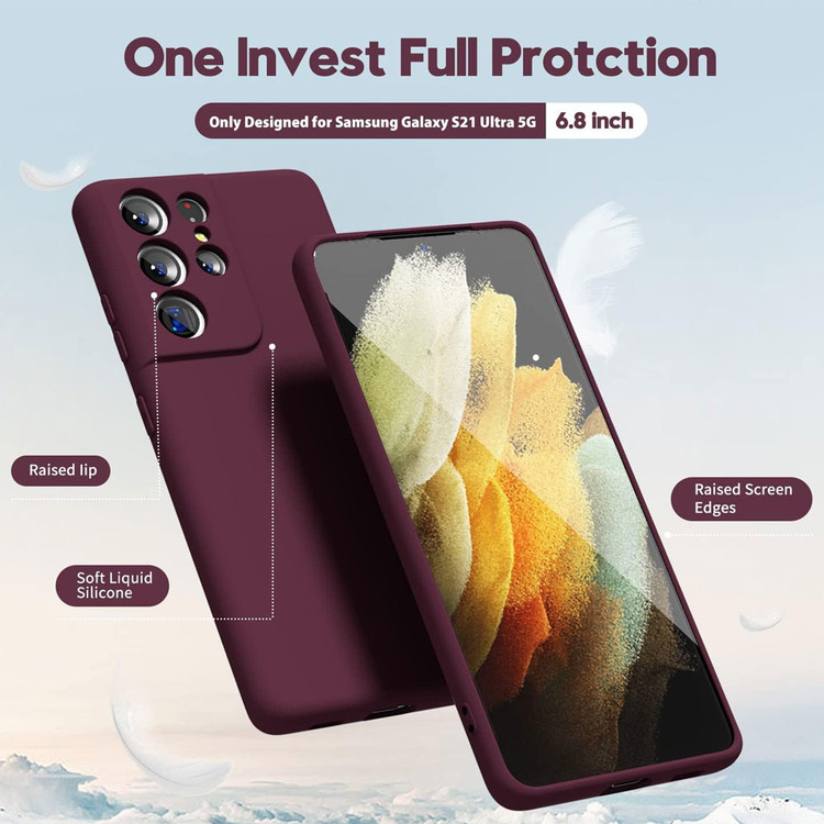 قاب سیلیکونی نرم S21 Ultra