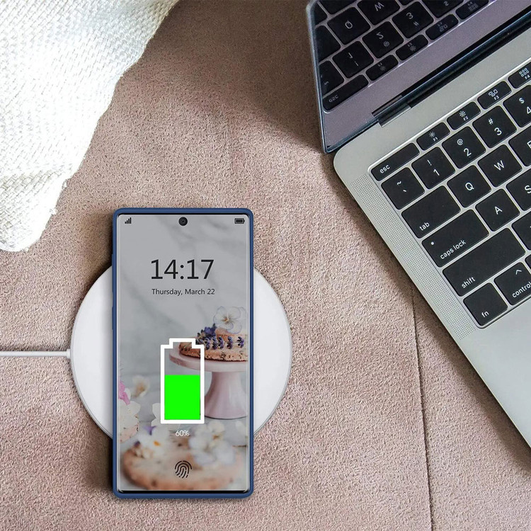 کاور سیلیکونی اصلی Note 10 Plus با لایه مخملی