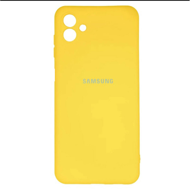 قاب سیلیکونی اورجینال سامسونگ Galaxy A04e با پوشش داخلی موکتدار