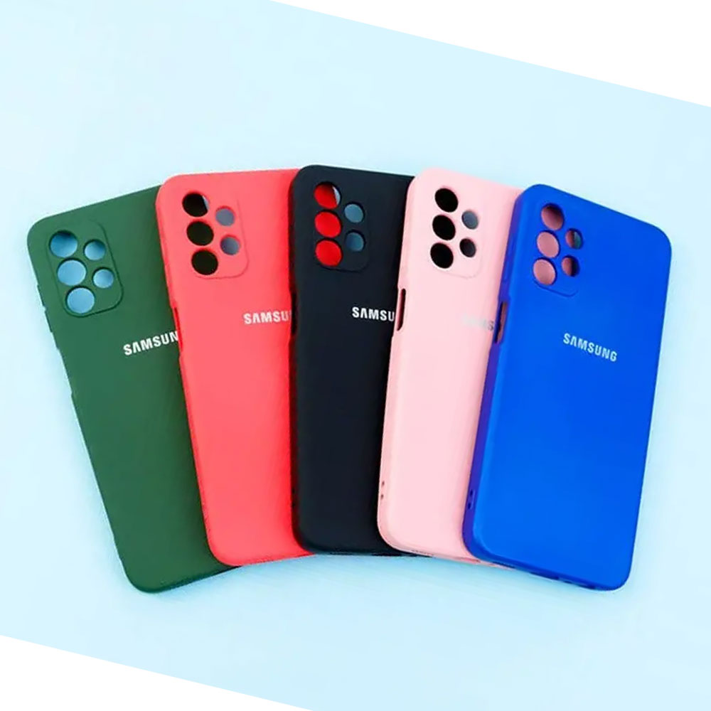 کاور سیلیکونی اصل Galaxy A13 4G با پوشش میکروفایبر