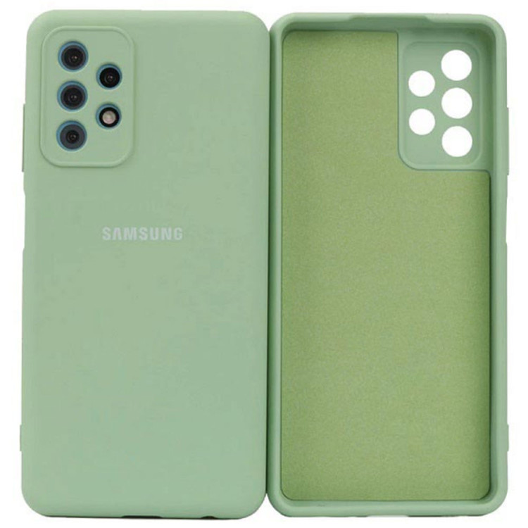 محافظ بدنه سیلیکونی Samsung A13 4G با لایه موکتی