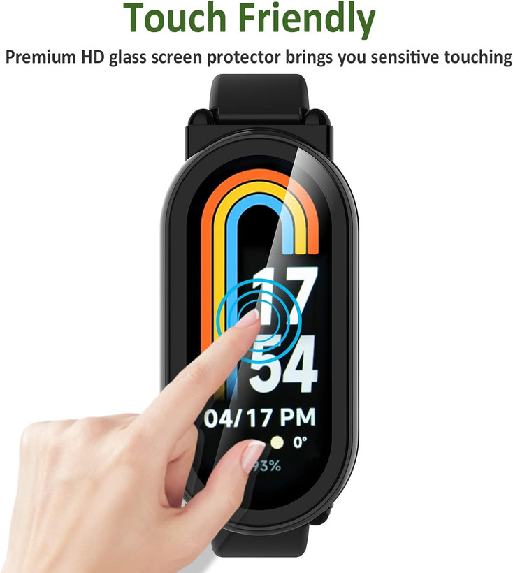 کاور مشکی برای Xiaomi Mi Band 8