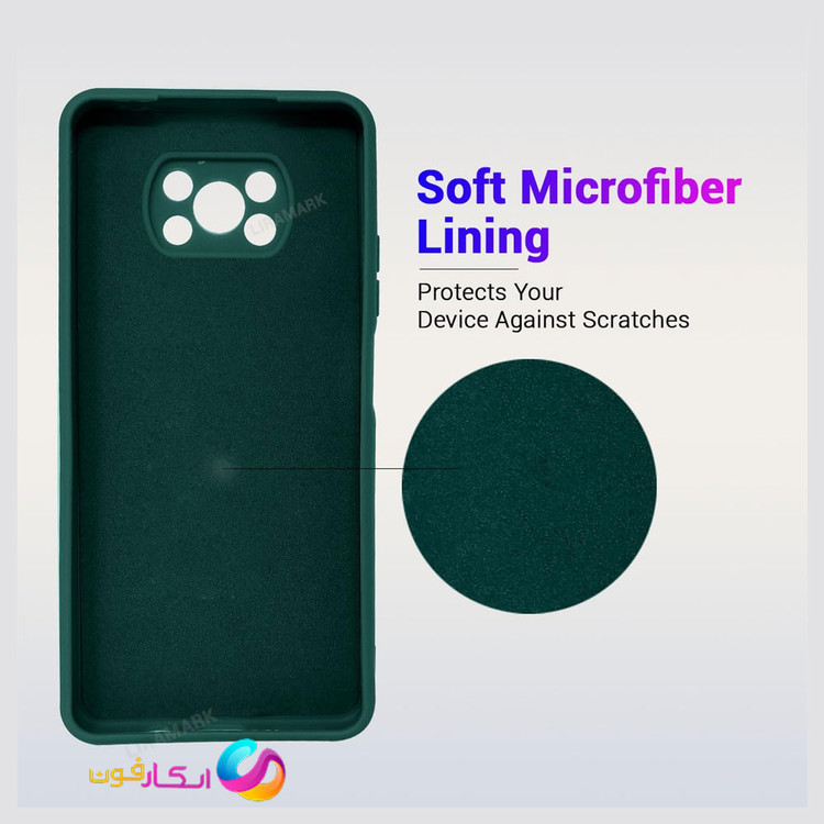 قاب سیلیکونی ضد ضربه Poco X3 Pro با لایه داخلی میکروفایبر