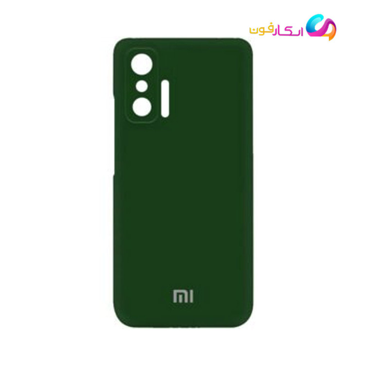 قاب سیلیکونی ضد اثر انگشت Mi 11T با لایه میکروفایبر