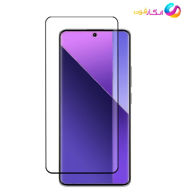 انطباق کامل گلس با لبه‌های گوشی Note 13 Pro Plus