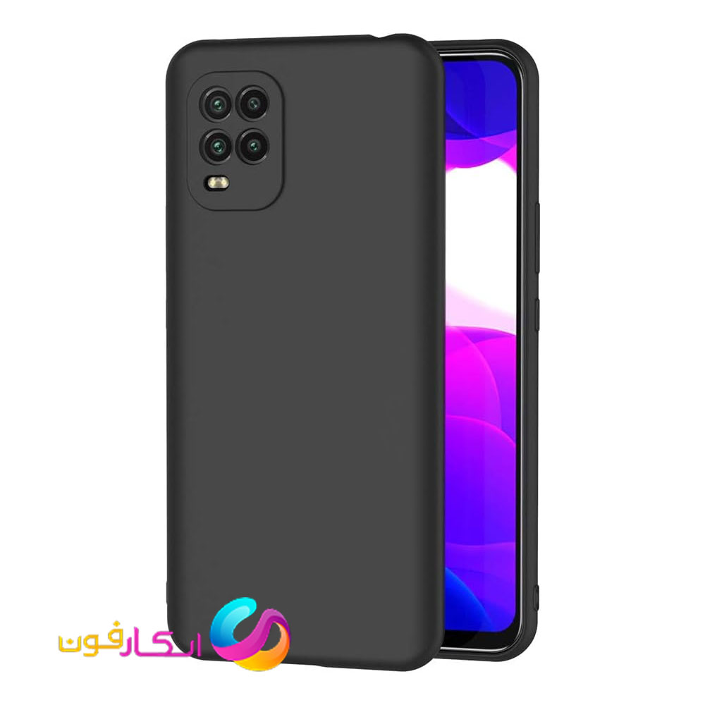 قاب سیلیکونی اورجینال گوشی شیائومی Mi 10 Lite داخل مخمل دار