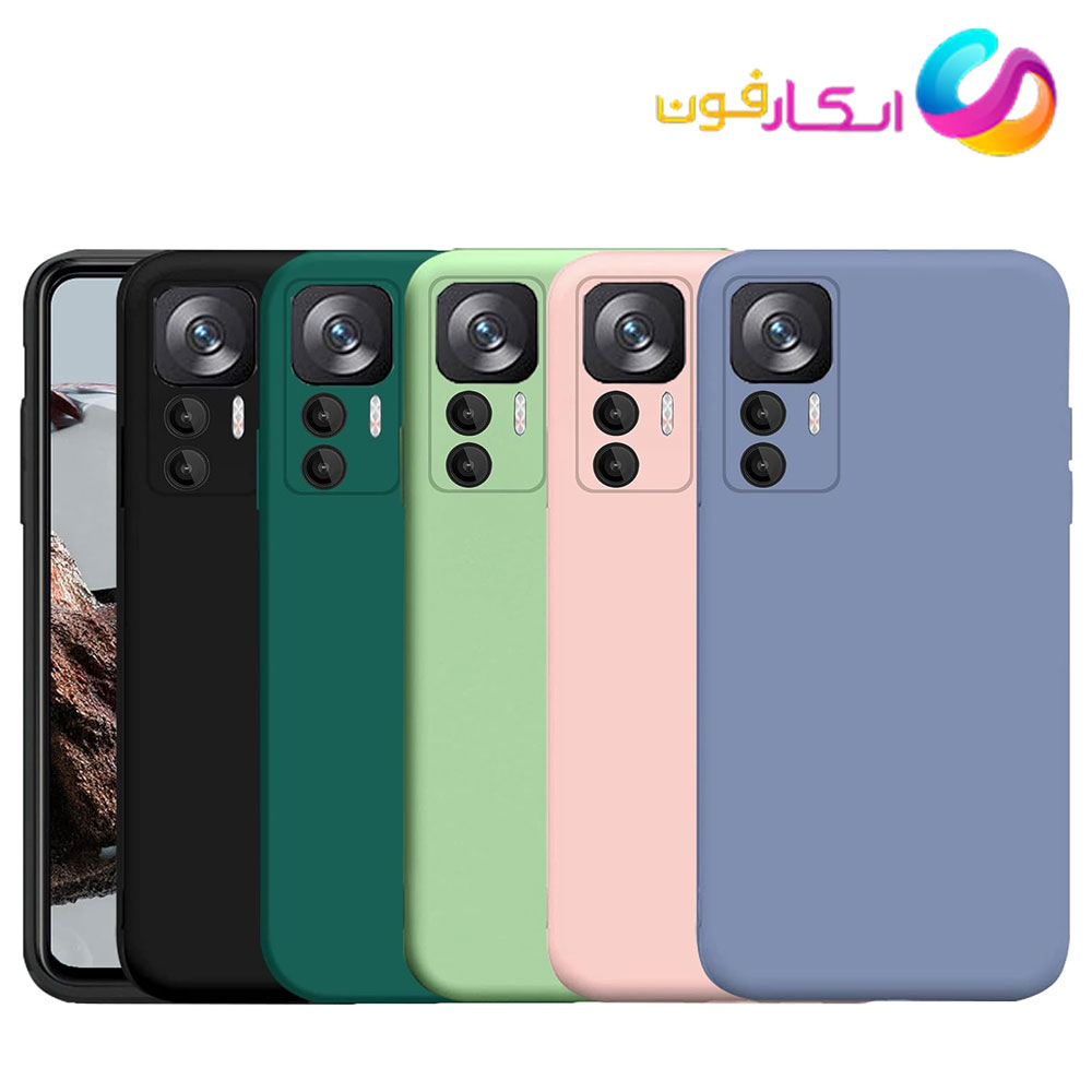قاب سیلیکونی اورجینال گوشی شیائومی Mi 12T / Mi 12T PRO داخل مخمل دار