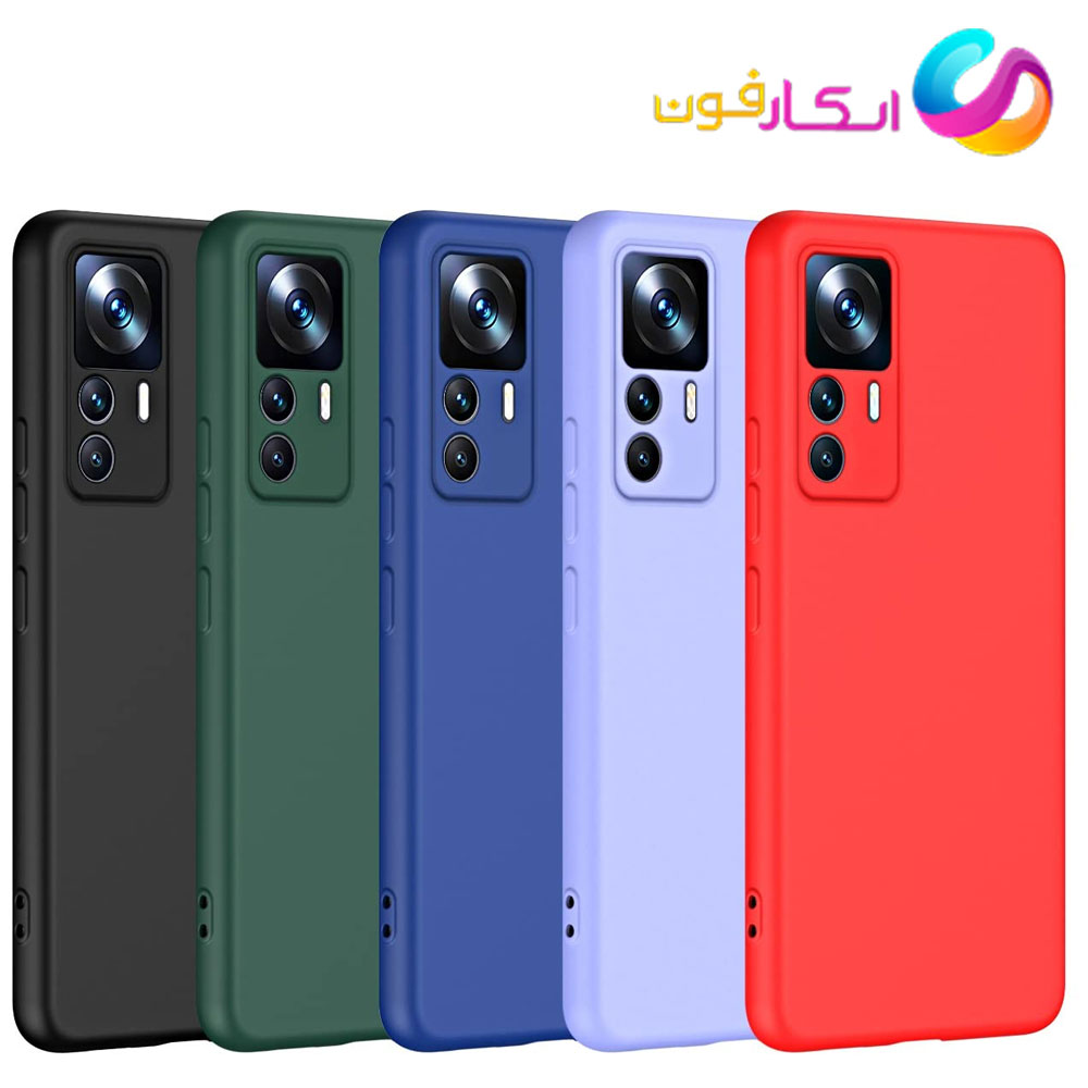 قاب سیلیکونی اورجینال گوشی شیائومی Mi 12T PRO داخل مخمل دار