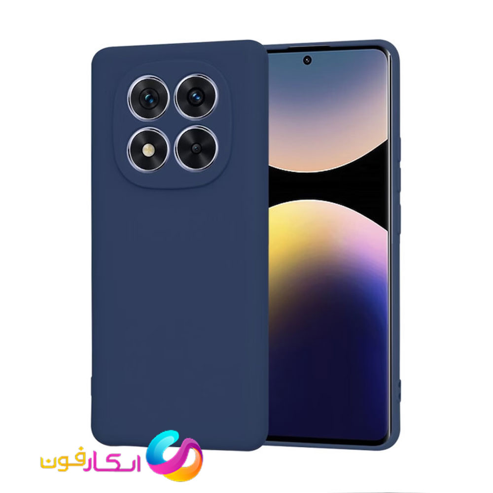 قاب سیلیکونی اورجینال گوشی شیائومی Redmi Note 14 Pro 5G داخل مخمل دار