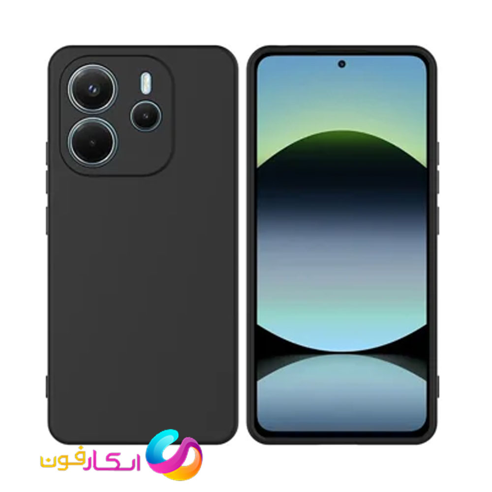 قاب سیلیکونی اورجینال گوشی شیائومی Redmi Note 14 5g داخل مخمل دار