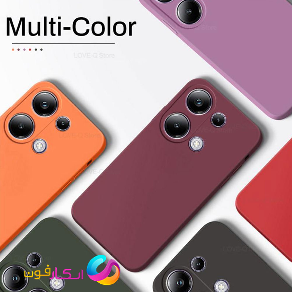 قاب سیلیکونی اورجینال گوشی شیائومی Redmi Note 13 PRO 5g داخل مخمل دار
