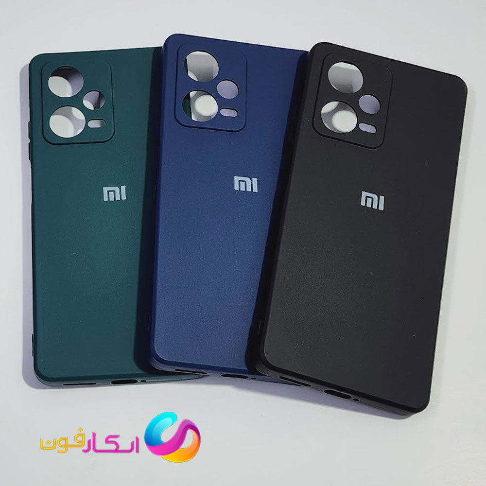 قاب سیلیکونی اورجینال گوشی شیائومی Redmi Note 12 5G داخل مخمل دار