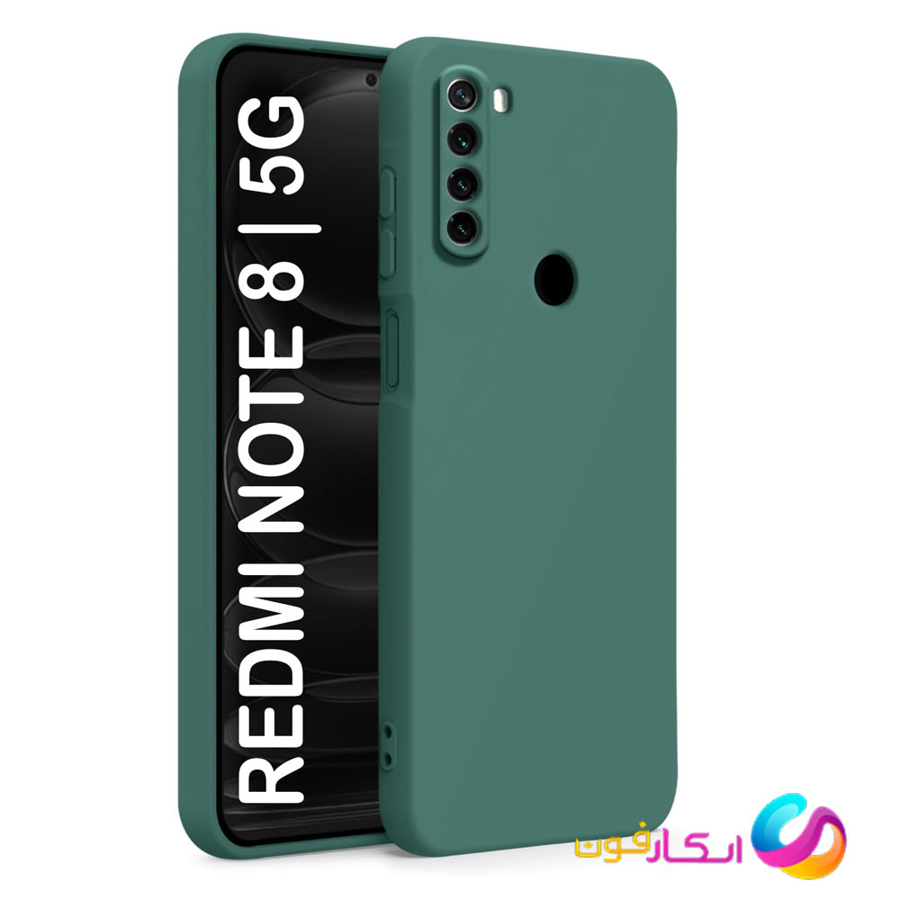 قاب سیلیکونی اورجینال گوشی شیائومی redmi note 8 داخل مخمل دار