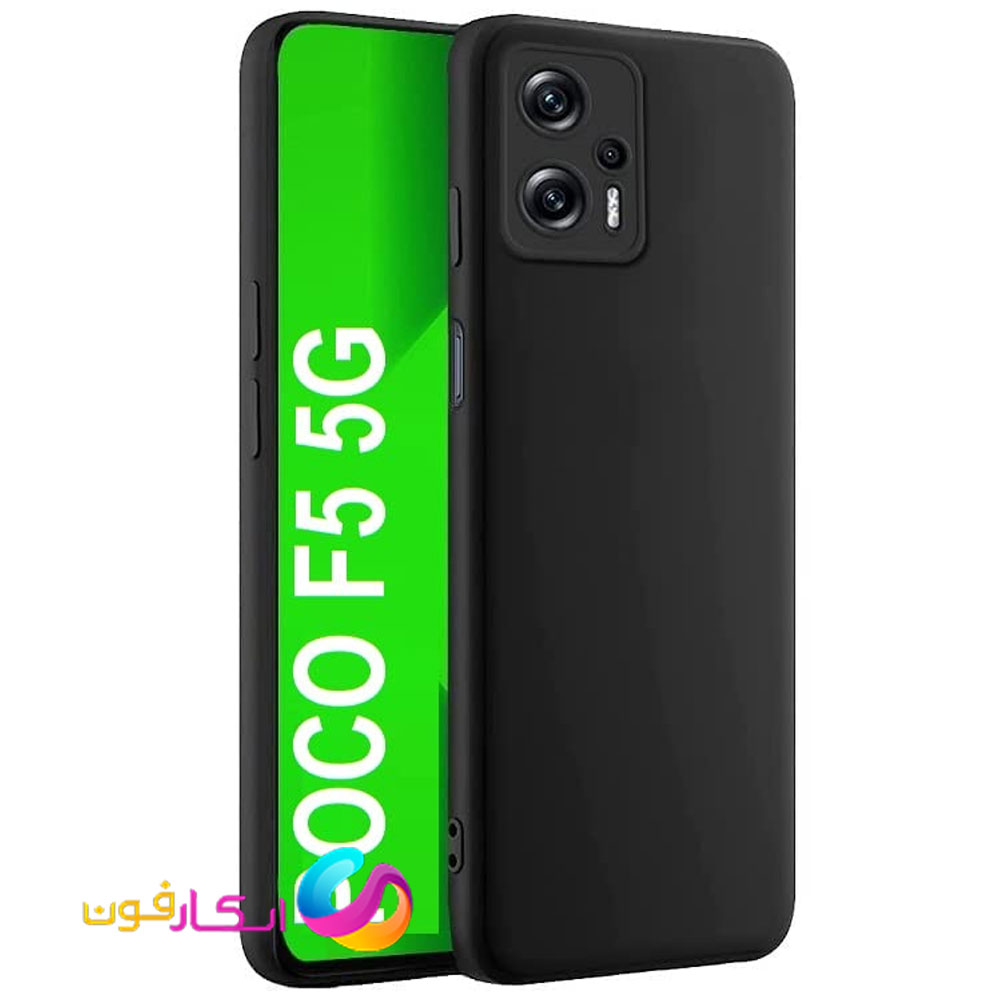قاب سیلیکونی اورجینال گوشی شیائومی پوکو POCO F5 داخل مخمل دار
