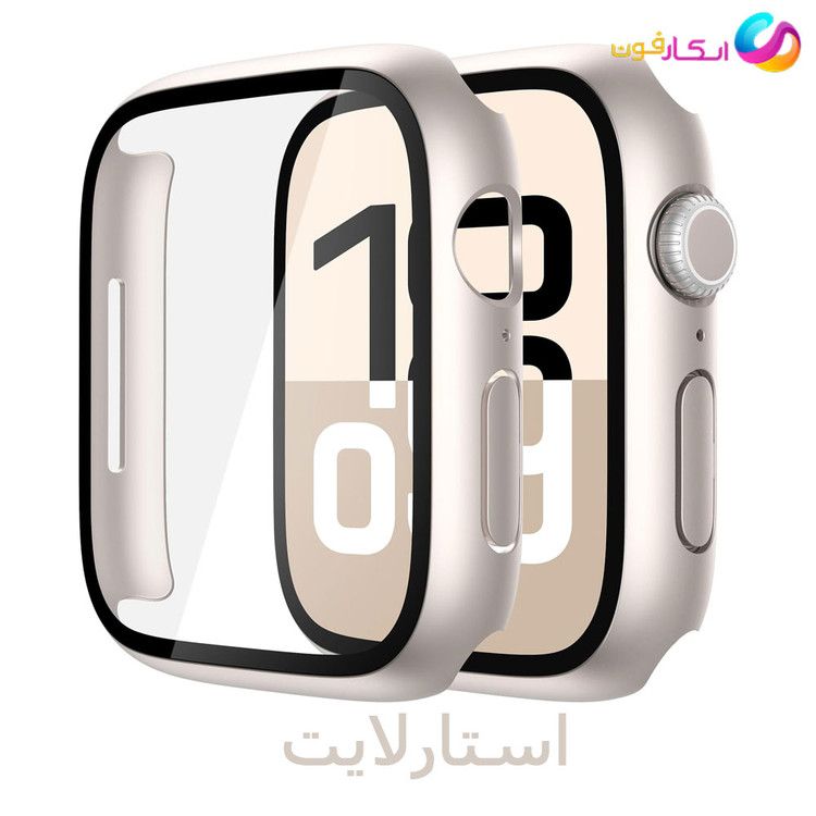 گارد گلس دار اپل واچ سری ده و یازده / Apple watch seri 10 / 11 در رنگ بندی جذاب