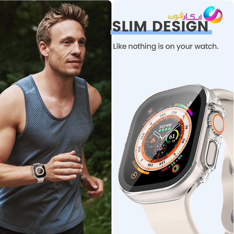 گارد گلس دار اپل واچ اولترا سایز 49 میلی متری / Apple watch Ultra 49mm