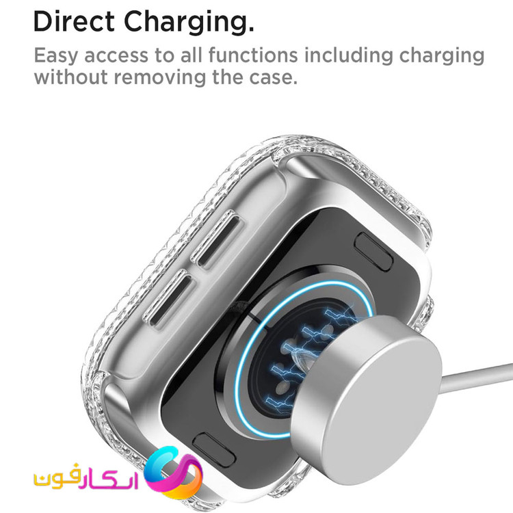 گارد / کاور نگین دار زنانه اپل واچ سری یازده Apple watch Seri 11