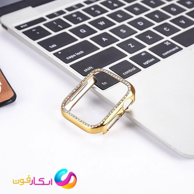 خرید گارد / کاور نگین دار زنانه اپل واچ سایز بندی کامل / رنگ بندی جذاب