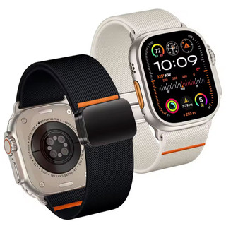 بند اپل واچ پارچه ای با قفل مگنتی مناسب اولترا2 سایز 49 میلی متر Apple Watch Ultra2 49mm