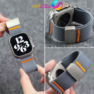 بند اپل واچ پارچه ای با قفل مگنتی مناسب اولترا3 سایز 49 میلی متر Apple Watch Ultra3 49mm