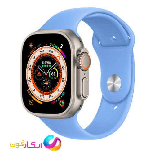 بند سیلیکونی اصلی اپل واچ مناسب سری اولترا 2 سایز 49 میلی متر Apple Watch Seri Ultra2 49mm در رنگ بندی جذاب