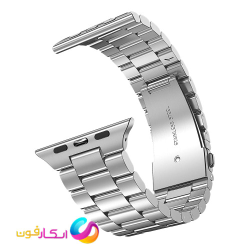 بند اپل واچ کلاسیک فلزی استیل مناسب اپل واچ اولترا دو سایز 49 میلی متر Apple Watch Seri Ultra2 49 mm