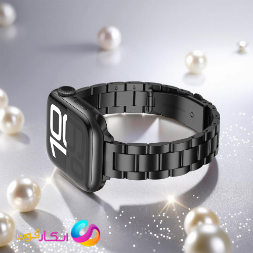 بند اپل واچ استیل زنانه مناسب اپل واچ سری 10 سایز 46 میلی متری Apple Watch Seri 10 46mm