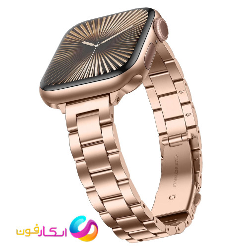 بند اپل واچ استیل زنانه مناسب اپل واچ سری اولترا سایز 49 میلی متری Apple Watch Seri Ultra 49mm