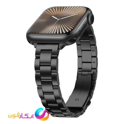 بند اپل واچ استیل زنانه مناسب اپل واچ سایز 45 میلی متری Apple Watch Seri 1/2/3/4/5/6/7/8/9 45mm