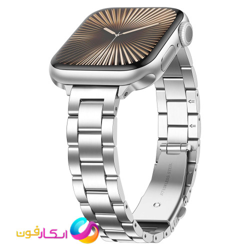 بند اپل واچ استیل زنانه مناسب اپل واچ سایز 38 میلی متری Apple Watch Seri 1/2/3 38mm
