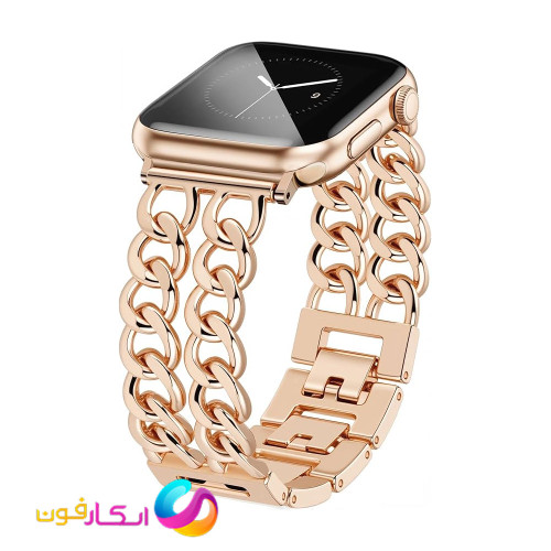 بند اپل واچ استیل کارتیر زنانه مناسب اپل واچ سایز 38 میلی متری تمامی سری ها Apple Watch Se1/2/3 38mm