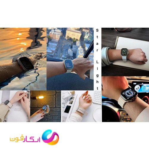 بند سیلیکونی مدل Org_Ocean loop مناسب اپل واچ سری 10 ده سایز 42 میلی متر Apple Watch seri 10 42mm