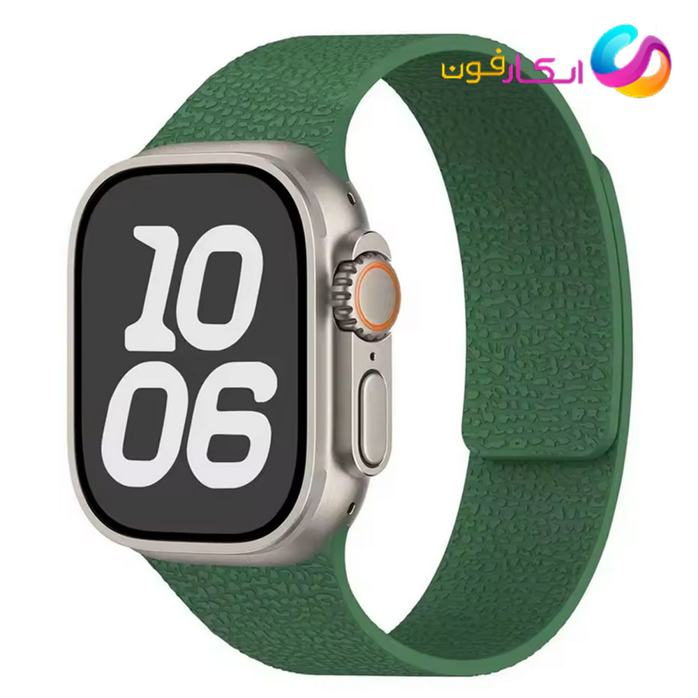 بند اپل واچ تمام مگنتی مناسب اپل واچ سری اولترا دو سایز 49 میلی متری Apple Watch seri Ultra2 49mm