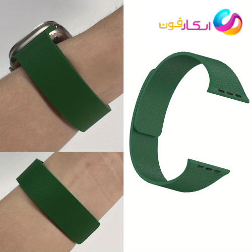 بند اپل واچ تمام مگنتی مناسب اپل واچ سایز 42/44/45 میلی متری سریApple Watch Seri/1/2/3/4/5/6/7/8/9/Alumunum