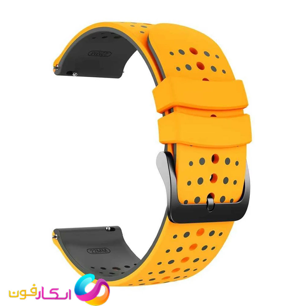 بند سیلیکونی دو رنگ مناسب ساعت هوشمند امیزفیت Amazfit GTR2e