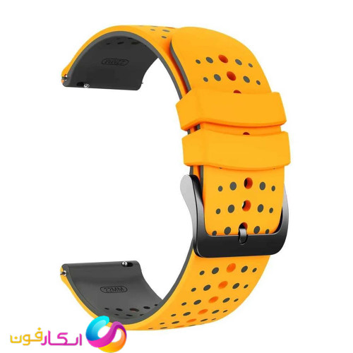 بند سیلیکونی دو رنگ مناسب ساعت هوشمند هایلو Haylou SOLAR Neo