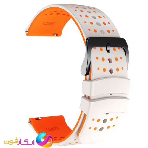 بند سیلیکونی دو رنگ مناسب ساعت هوشمند گلوریمی GLORIMI GS2 / GS2 PRO