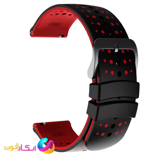 بند سیلیکونی دو رنگ مناسب ساعت هوشمند کیسلکت Kieslect KR2 / KR2 pro