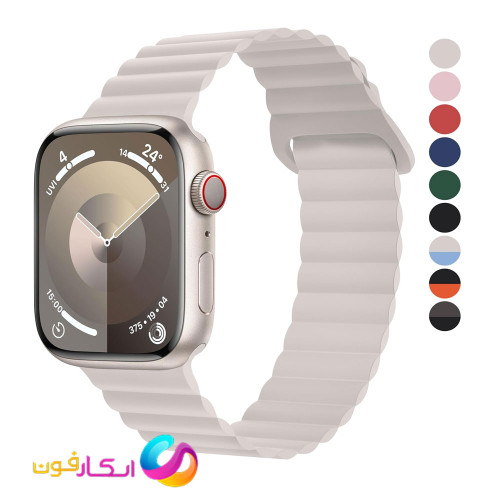 بند مدل Full-Magnet مناسب اپل واچ سری 1/2/3/4/5/6/7/8/9 سایز 42 میلی متر