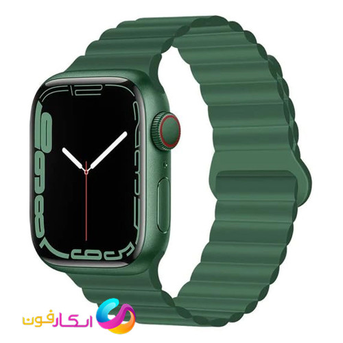 بند مدل Full-Magnet مناسب اپل واچ سری 1/2/3/4/5/6/7/8/9 سایز 44 میلی متر