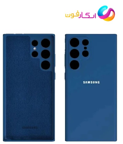 قاب سیلیکونی اورجینال گوشی سامسونگ گلکسی اس بیست دو اولترا  / Samsung Galaxy S22 Ultra| محافظ دوربین و لایه مخملی
