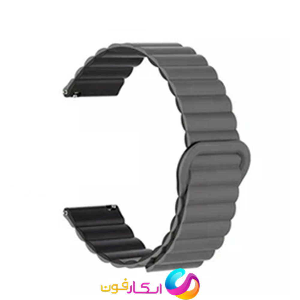 بند سیلیکونی فول مگنتی مناسب ساعت شیائومی Maimo Watch