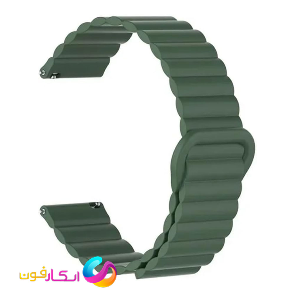 بند سیلیکونی فول مگنتی مناسب ساعت هوشمند گلوریمی Glorimi GC PLUS