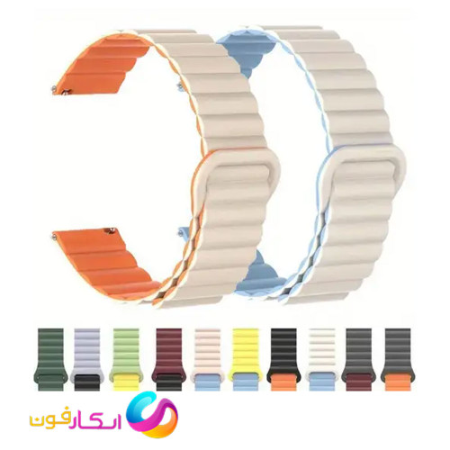 بند سیلیکونی فول مگنتی مناسب ساعت هوشمند هایلو HAYLOU RS4 PLUS