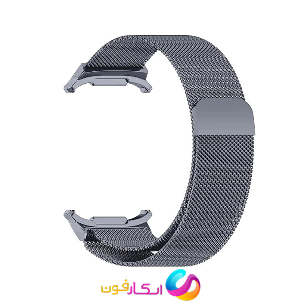 بند فلزی استیل حصیری مناسب ساعت سامسونگ گلکسی واچ 7 اولترا GALAXY WATCH ULTRA 47MM
