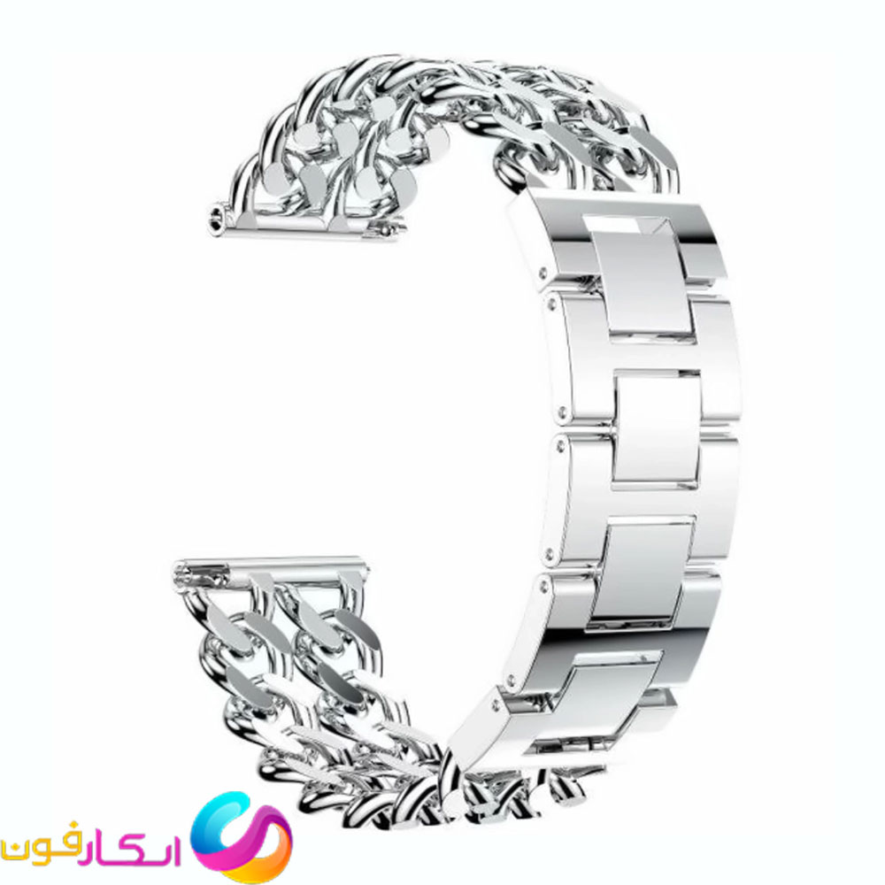 بند فلزی زنانه مدل Steel-Cartier مناسب ساعت هوشمند امیزفیت Amazfit Gtr2 pro/Gtr3 pro/Gtr4 pro