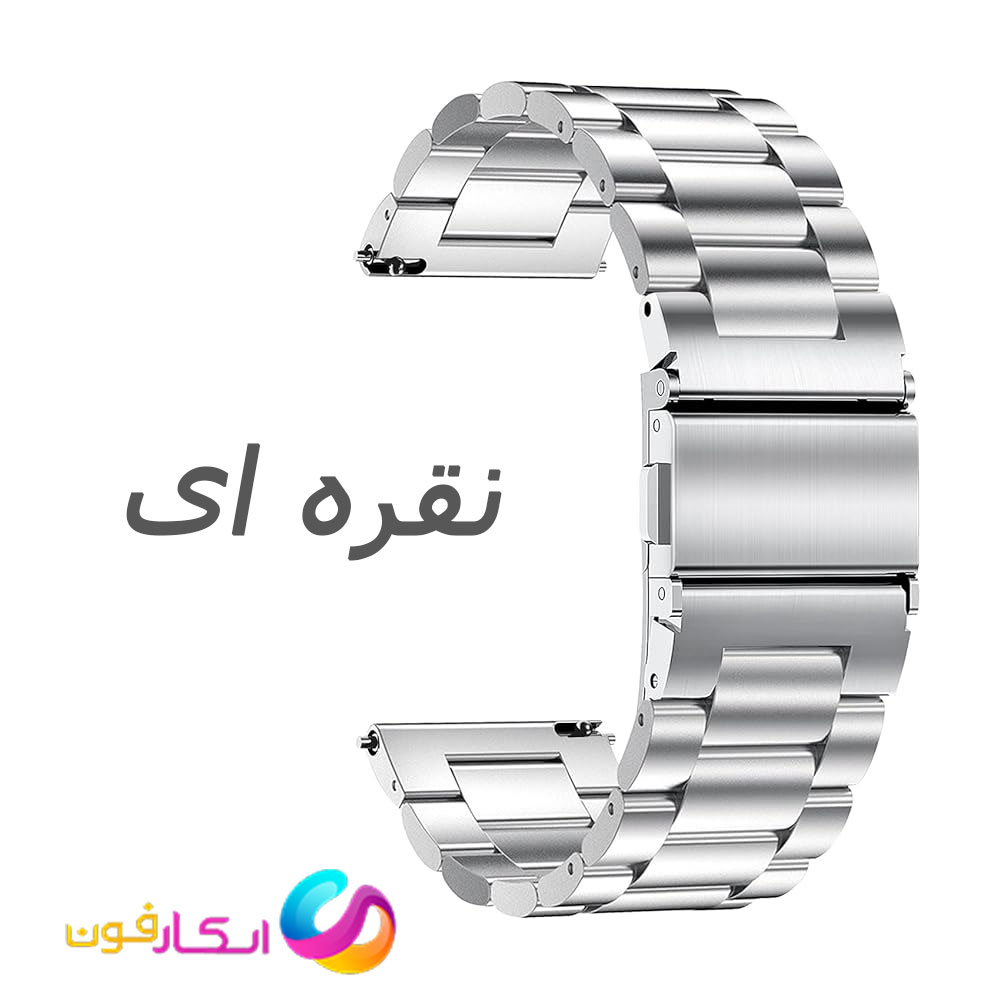 بند سه مهره رولکسی مناسب ساعت سامسونگ گلکسی واچ پنج Galaxy Watch 5 40/5 44/5 pro 45mm سایز بندی کامل