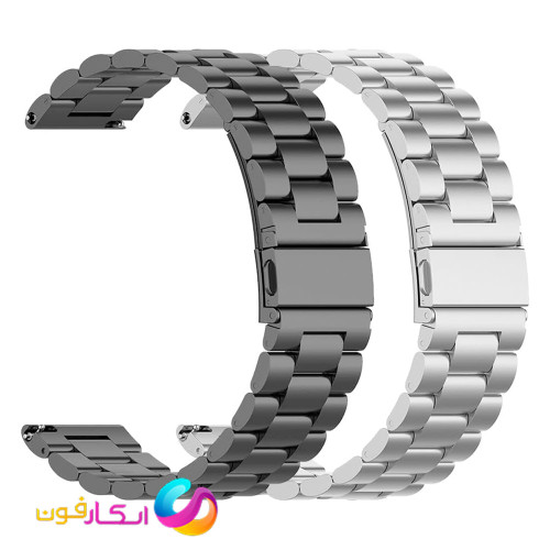 بند سه مهره رولکسی مناسب ساعت شیائومی می واچ mi Watch S2/S3/S4/S4sport/S5