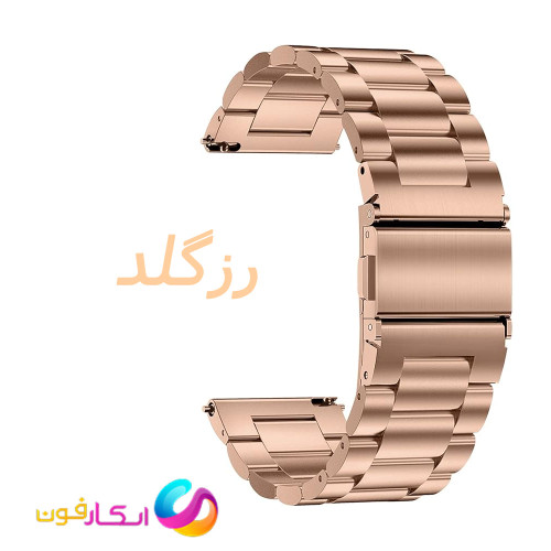 بند سه مهره رولکسی مناسب ساعت هوشمند کیسلکت Kieslect KS3 / KS3 PRO